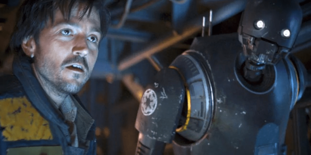 Diego Luna as Cassian Andor in 'Rogue One'