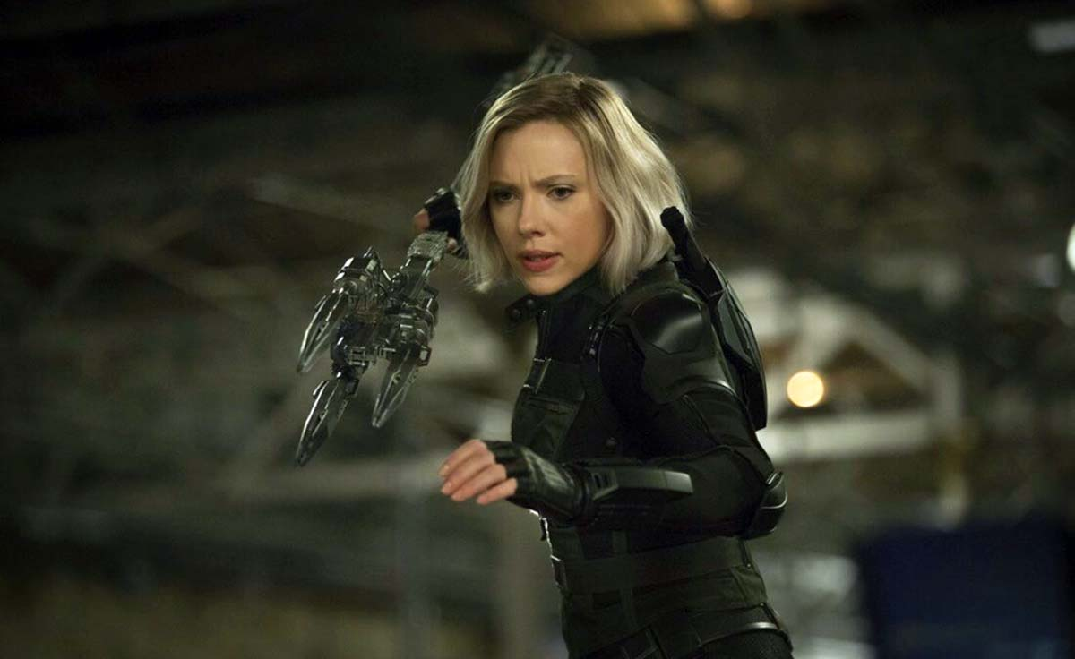 Scarlett Johansson as Black Widow in 'Avengers: Infinity War'