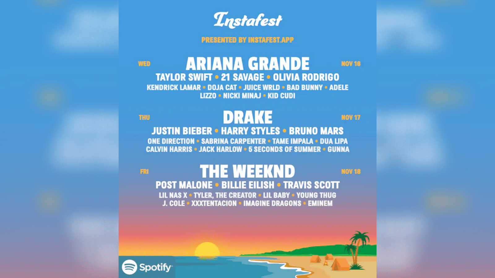 how-to-use-spotify-instafest-create-and-share-your-festival-lineup