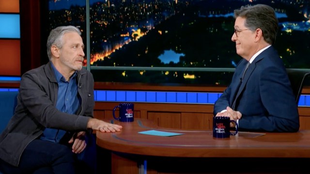 Screengrab of 'The Late Show with Stephen Colbert' on YouTube