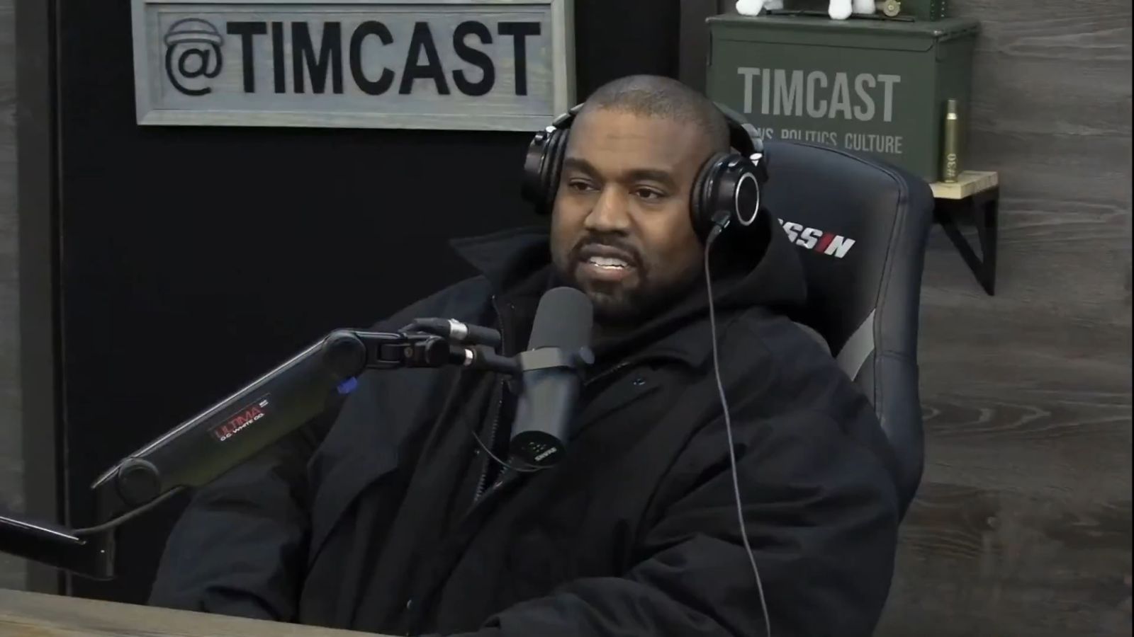 Watch Kanye West storm out of Tim Pool's podcast when he's ever-so-slightly questioned about his antisemitism