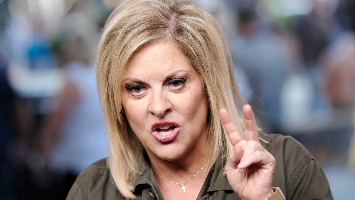 Nancy Grace visits "Extra" at The Levi's Store Times Square on June 27, 2019 in New York City.