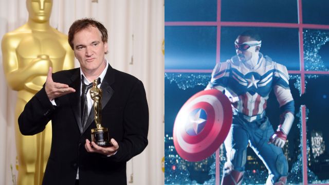 Tarantino defenders have unearthed an old Anthony Mackie clip to counter Simu Liu's gatekeeping post