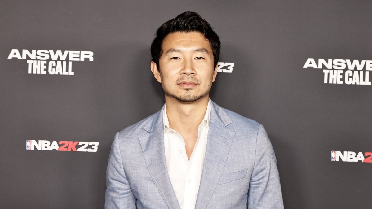 Simu Liu attends the NBA 2K23 Launch Event at Rolling Greens on September 07, 2022 in Los Angeles, California.