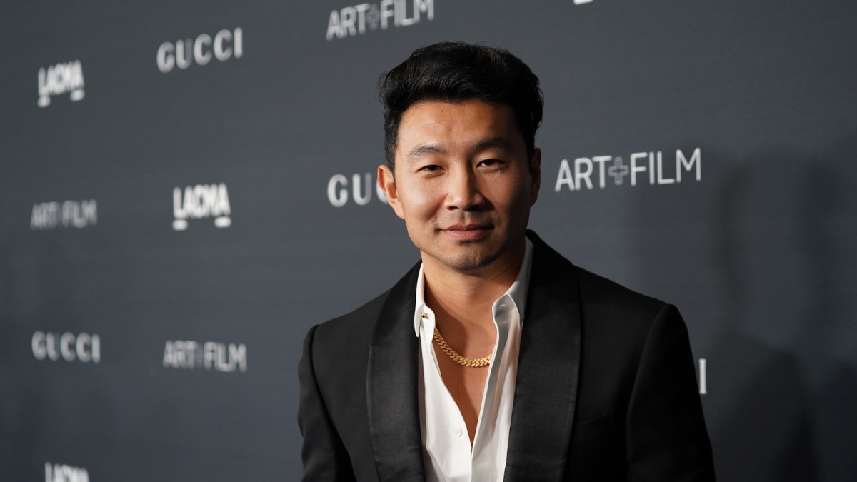 Simu Liu attends the 2022 LACMA ART+FILM GALA Presented By Gucci at Los Angeles County Museum of Art on November 05, 2022 in Los Angeles, California. (