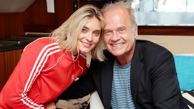 Spencer Grammer and Kelsey Grammer attend the #IMDboat at San Diego Comic-Con 2019: Day Three at the IMDb Yacht on July 20, 2019 in San Diego, California.