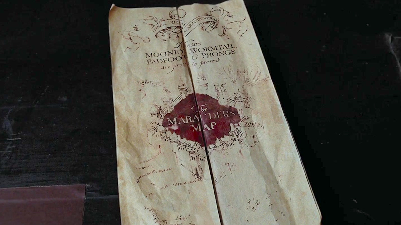 The Marauder's Map in 'Harry Potter and the Prisoner of Azkaban'