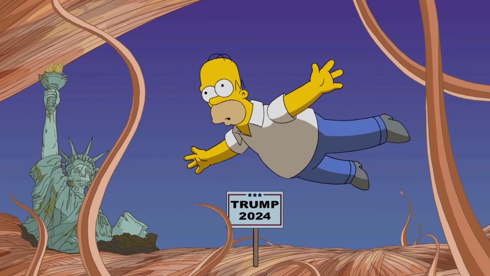 Of course 'The Simpsons' predicted Donald Trump running for presidency in 2024