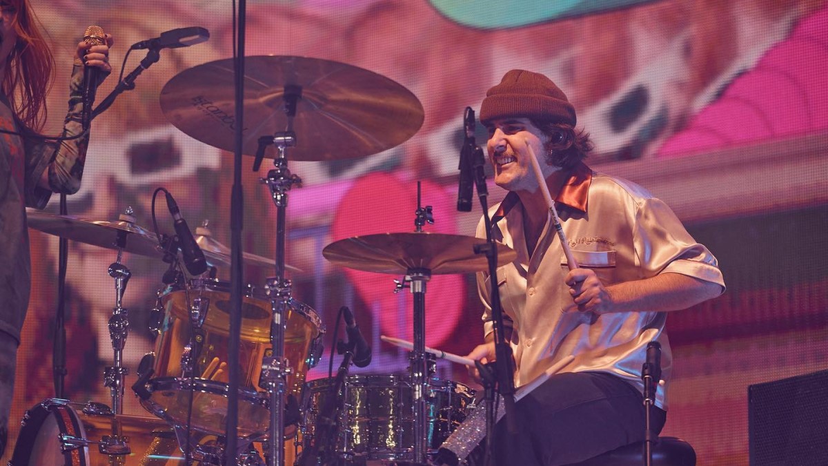Paramore drummer Zac Farro at When We Were Young (2022). 