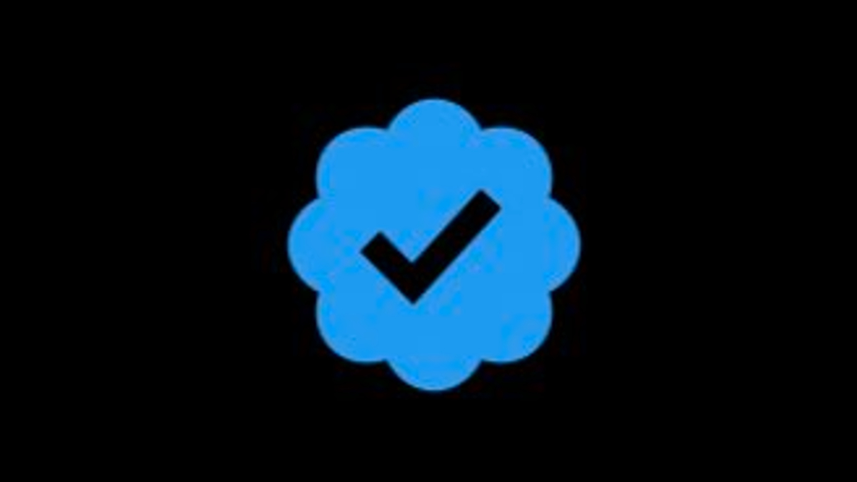 Blue checkmark - Twitter