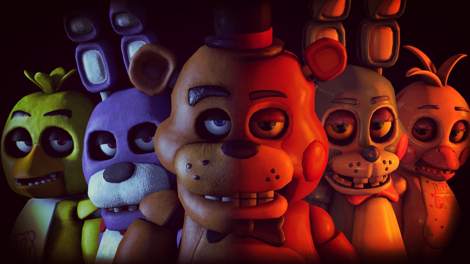 Five Nights at Freddy のメイン キャラクター