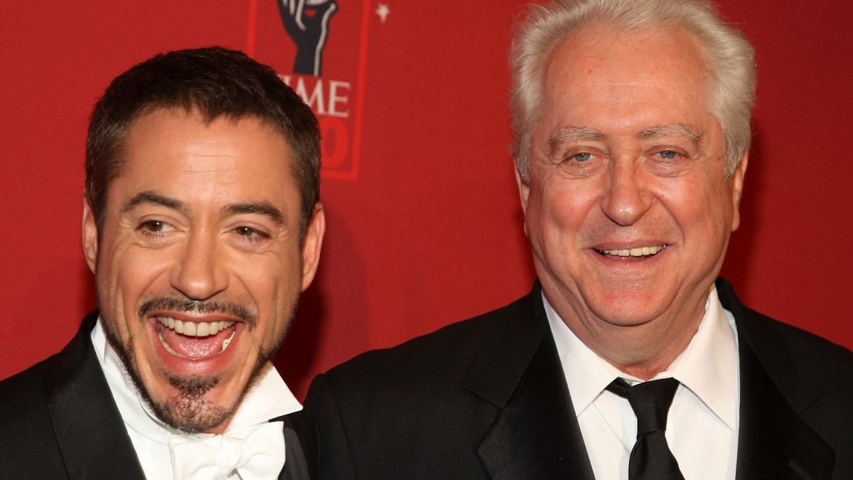 Robert Downey Jr. and Robert Downey Sr. at the TIME's 100 Most Influential People Gala