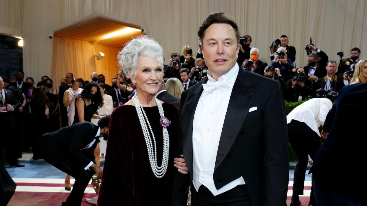 NEW YORK, NEW YORK - MAY 02: (L-R) Maye Musk and Elon Musk attend The 2022 Met Gala Celebrating "In America: An Anthology of Fashion" at The Metropolitan Museum of Art on May 02, 2022 in New York City.