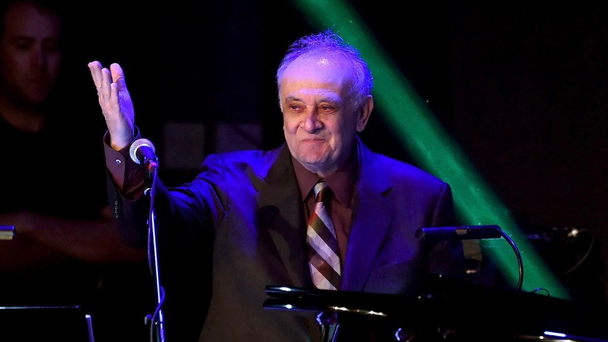Angelo Badalamenti attends the David Lynch Foundation's DLF Live presents "The Music Of David Lynch" at The Theatre at Ace Hotel on April 1, 2015 in Los Angeles, California.