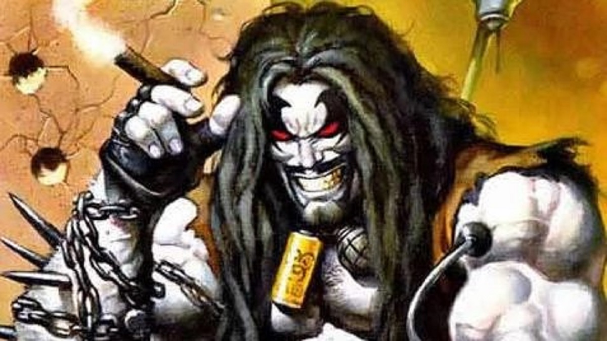 Lobo smoking cigar