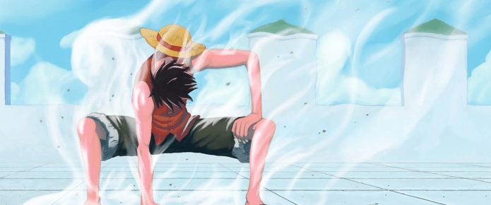 In what episode does Luffy use Gear 2 in ‘One Piece?’
