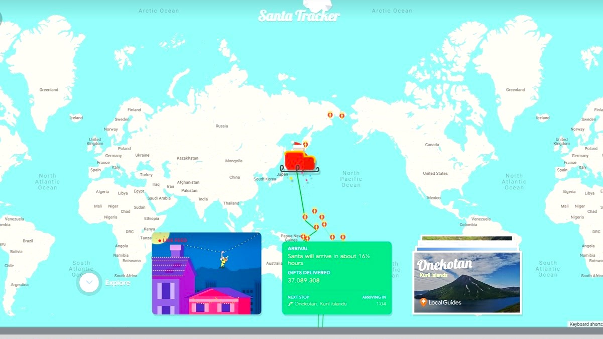 Google Santa Tracker is live, counting down the days until