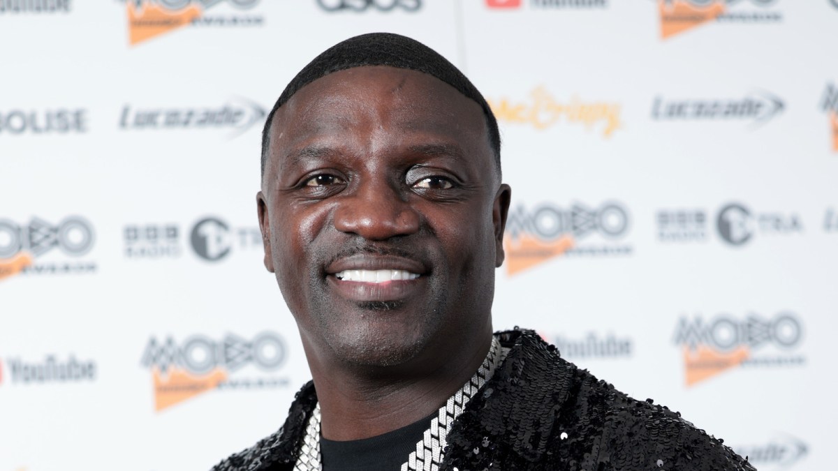 Akon poses in the Winners Room at at the MOBO Awards 2022 at OVO Arena Wembley on November 30, 2022 in London, England.
