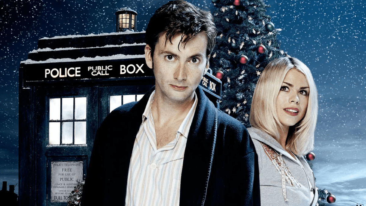David Tennant and Billie Piper in 'Doctor Who: The Christmas Invasion'