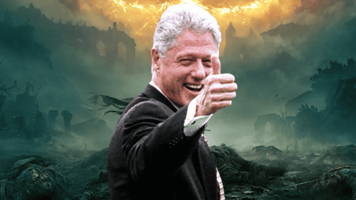 'Elden Ring' acceptance gatecrashed by big Bill Clinton fan