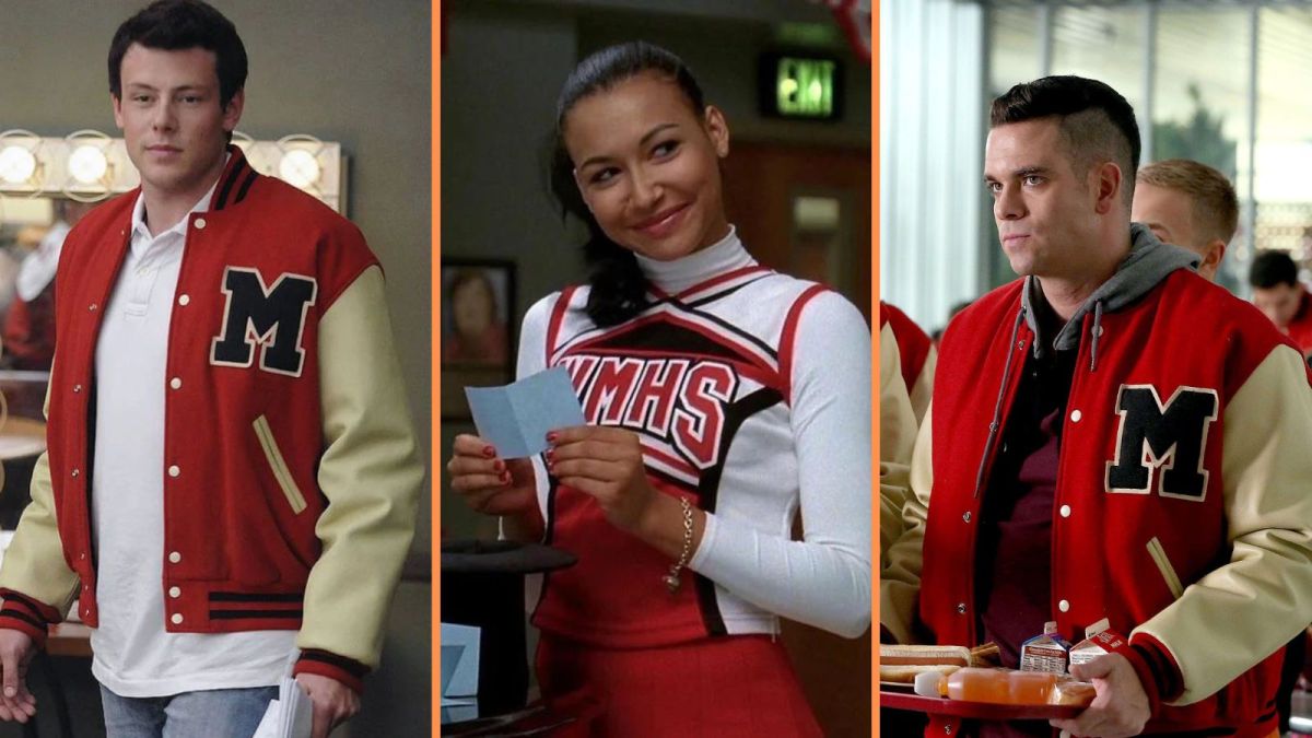 Cory Monteith, Naya Rivera and Mark Salling on Glee