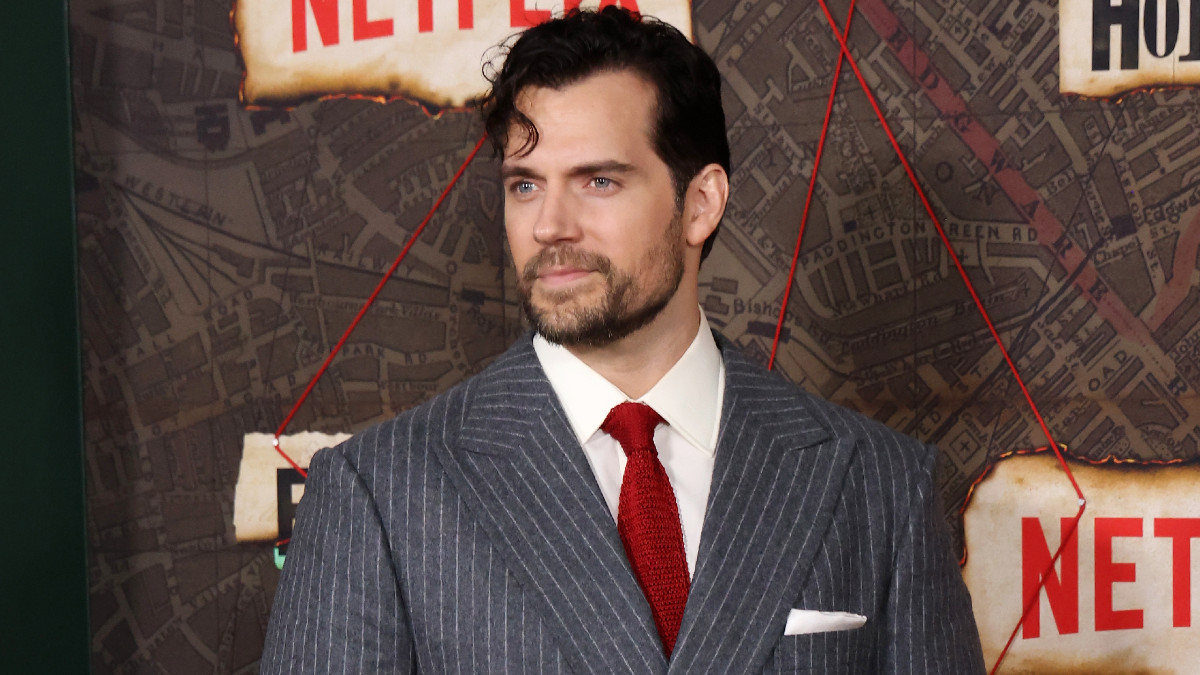 Henry Cavill attends the world premiere of Netflix's "Enola Holmes 2" at The Paris Theatre on October 27, 2022 in New York City.