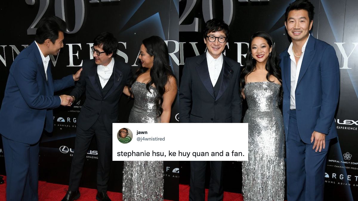 Simu Liu crashes photo op with ‘Everything Everywhere All At Once’ cast, and fans want none of it