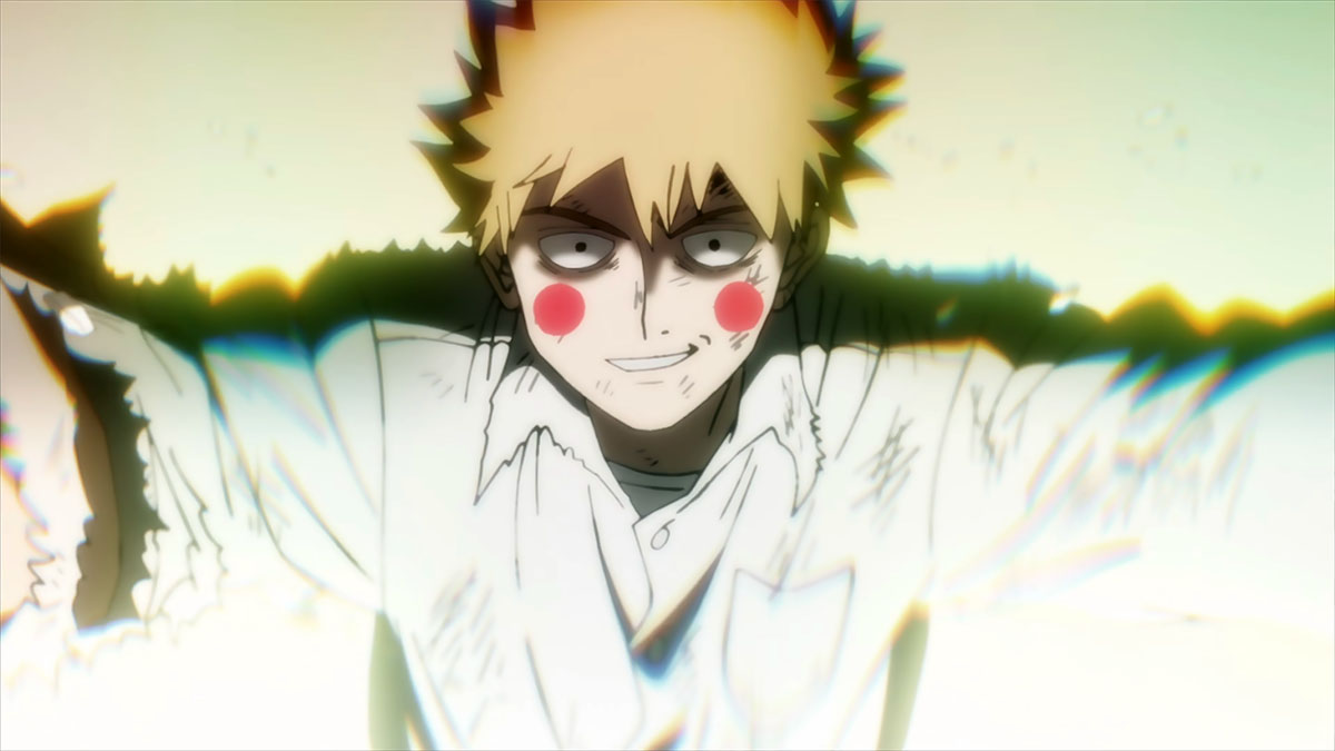 Reigen with Dimple taking over his body in Mob Psycho 100 III final episode