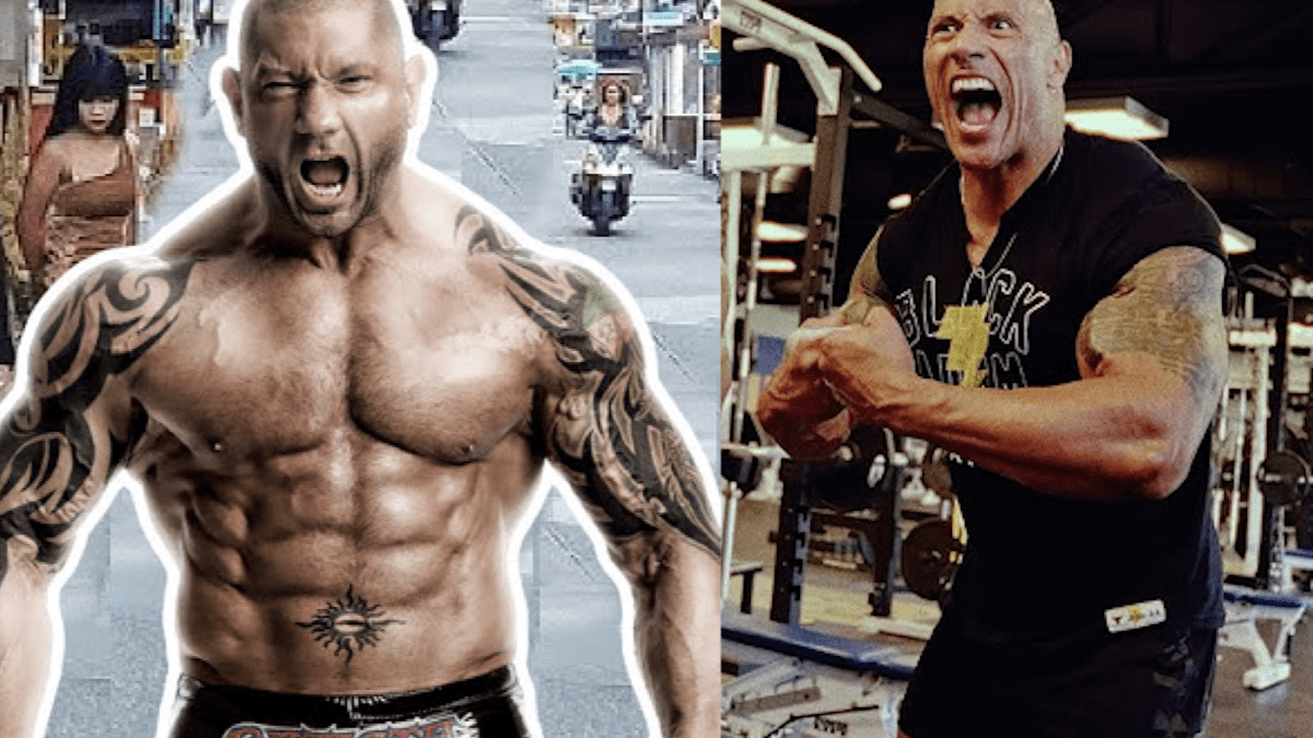 Who Would Win A Real Life Fight Between Dave Bautista And Dwayne Johnson?