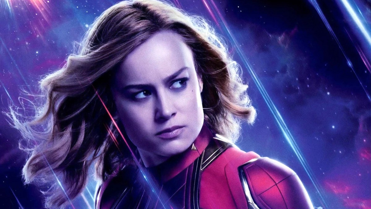 Brie Larson as Captain Marvel in 'Avengers: Endgame' poster
