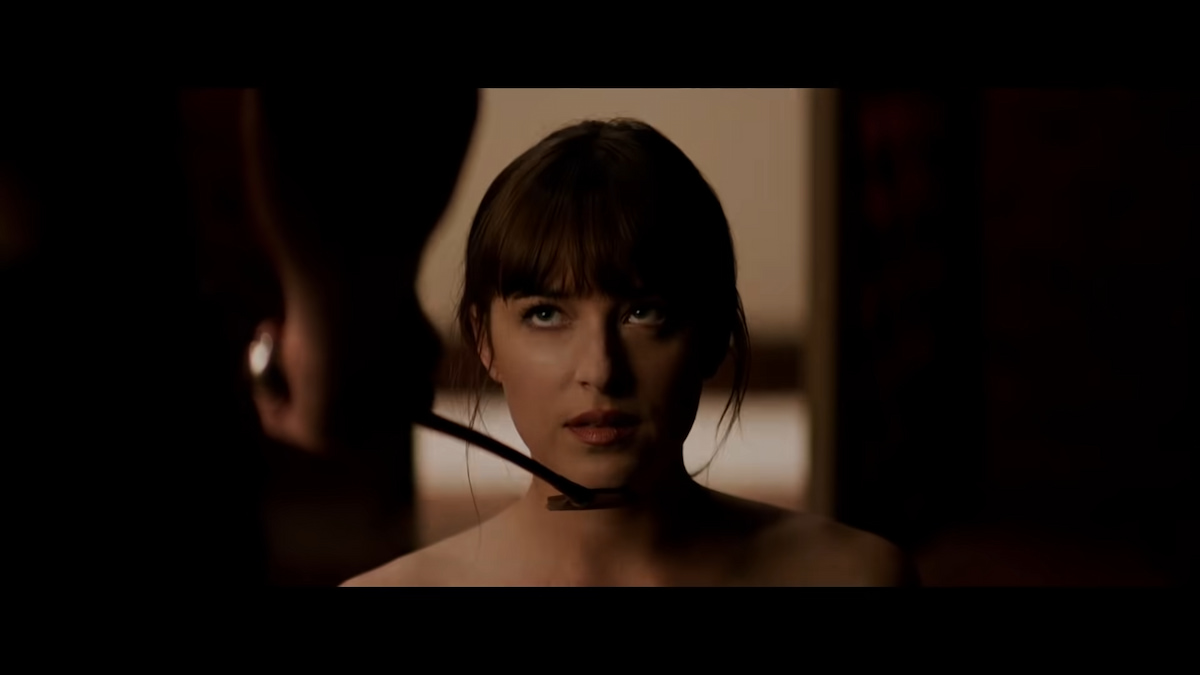 Anastasia Grey being obedient