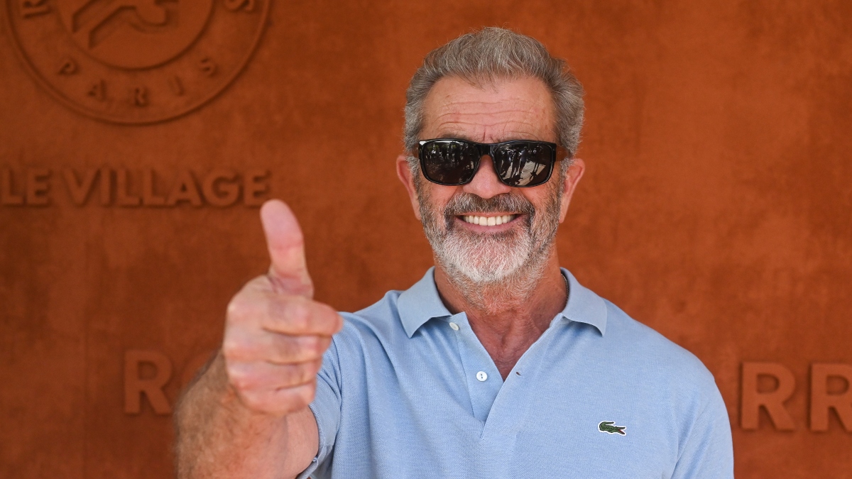 Mel Gibson at the Celebrity At The French Open - Day Fifteen