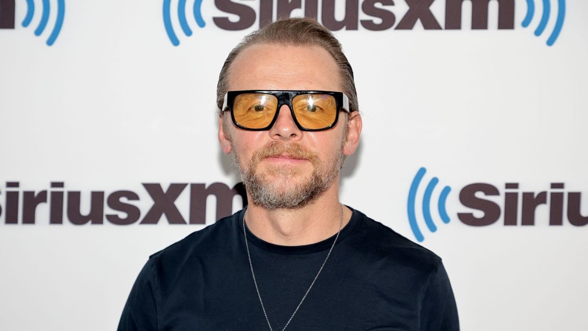Simon Pegg visits SiriusXM at SiriusXM Studios on July 13, 2022 in New York City. (Photo by Jamie McCarthy/Getty Images)