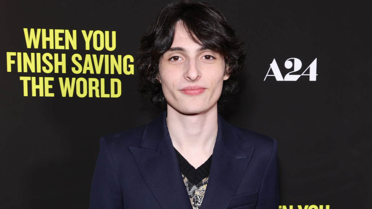 Finn Wolfhard attends the screening of "When You Finish Saving The World" at Crosby Street Hotel on January 12, 2023 in New York City.
