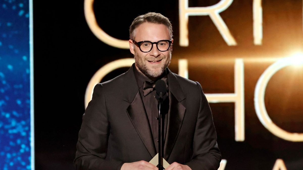Seth Rogen speaks onstage during the 28th Annual Critics Choice Awards at Fairmont Century Plaza on January 15, 2023 in Los Angeles, California. (Photo by Kevin Winter/Getty Images for Critics Choice Association)