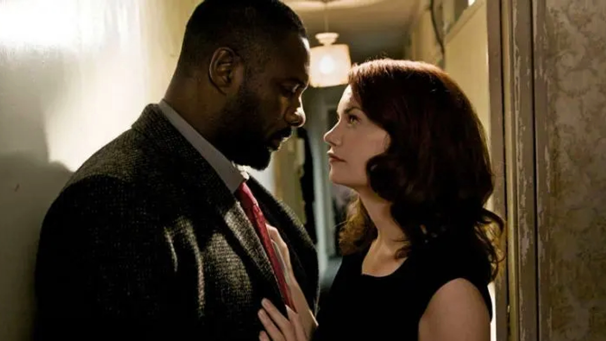 Idris Elba and Ruth Wilson in 'Luther'
