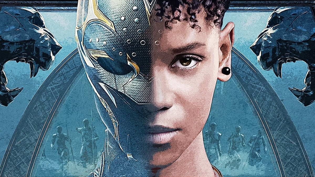 Letitia Wright como Shuri em 'Pantera Negra: Wakanda para sempre'