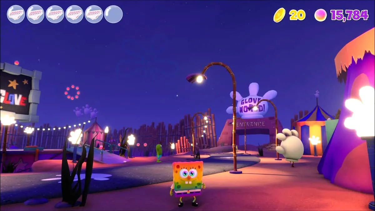 'SpongeBob SquarePants The Cosmic Shake' Jelly Glove World Entrance