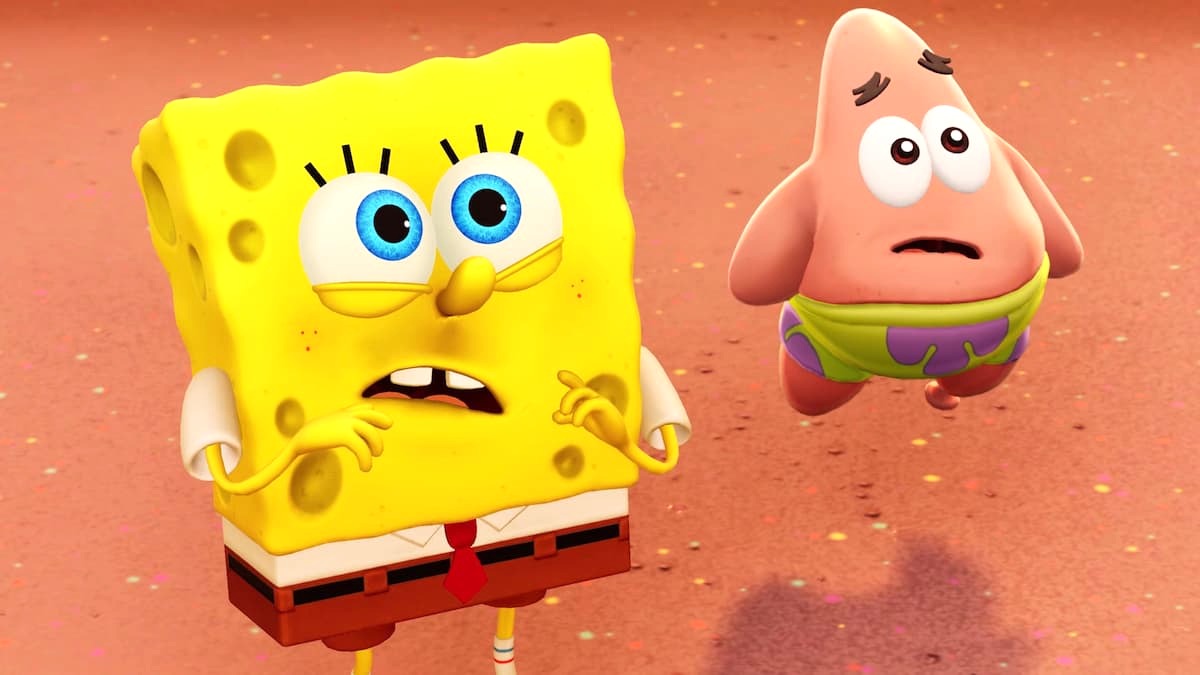 'SpongeBob SquarePants The Cosmic Shake' SpongeBob and Patrick