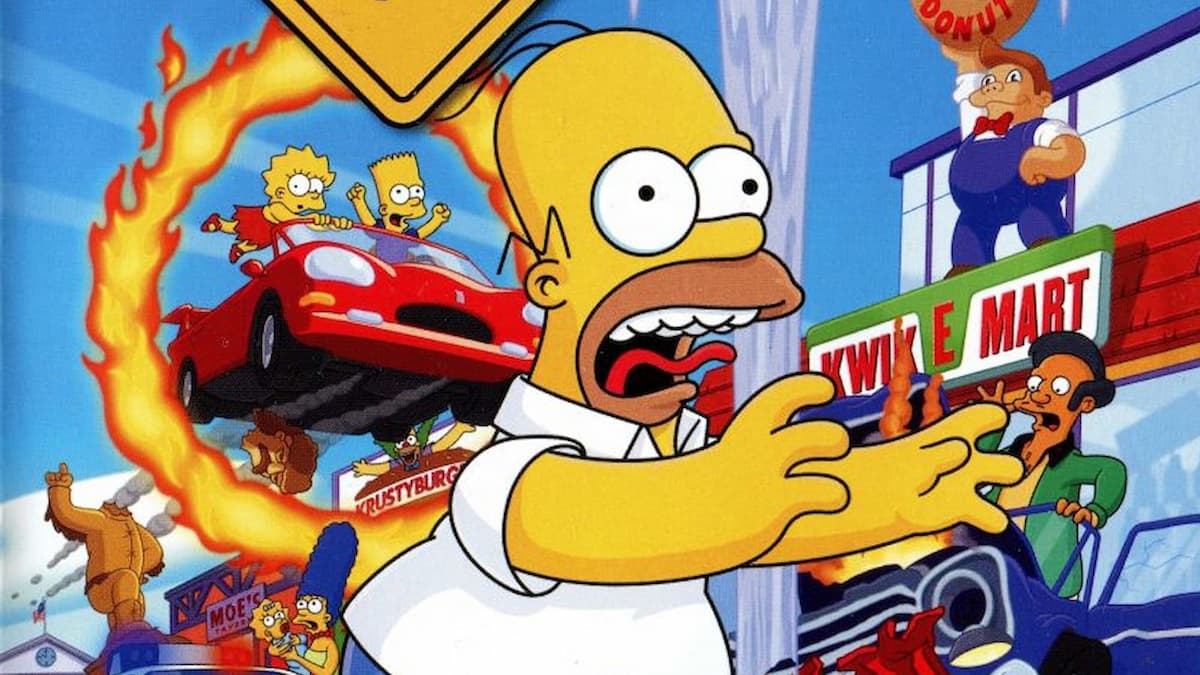 The Simpsons Hit & Run Box Art