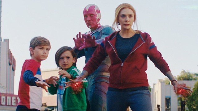 They're altogether ooky - the Maximoff family in 'WandaVision'