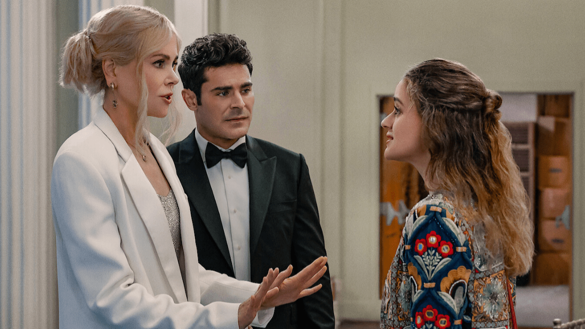 Nicole Kidman, Zac Efron, and Joey King in a scene from 'A Family Affair'