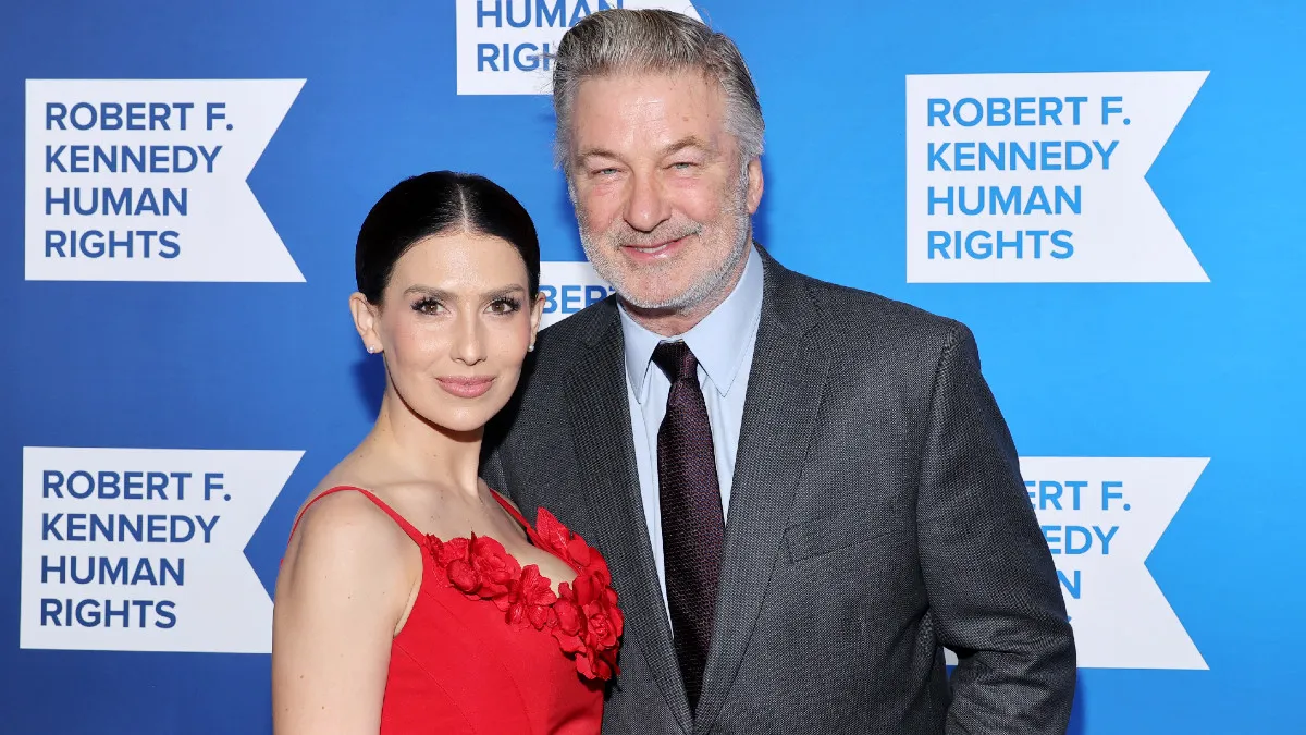 Hilaria Baldwin and Alec Baldwin attend the 2022 Robert F. Kennedy Human Rights Ripple of Hope Gala at New York Hilton on December 06, 2022 in New York City.