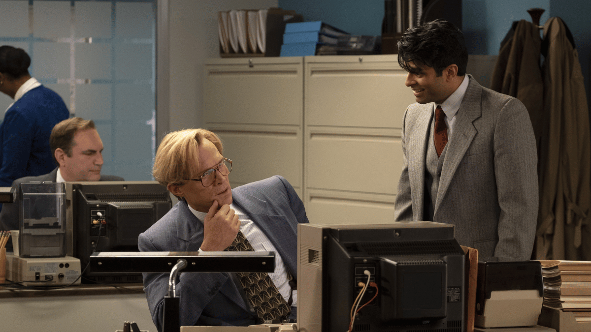 Asif Ali and Paul Bettany in 'Wandavision'