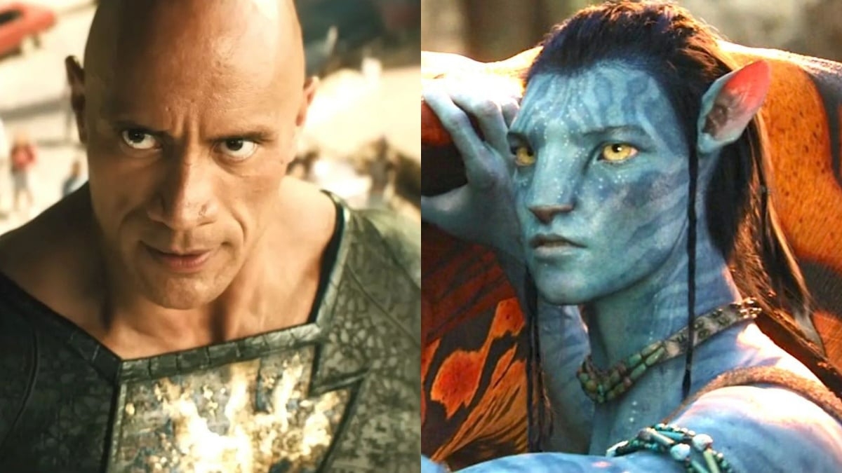 Dwayne Johnson in 'Black Adam'/Sam Worthington in 'Avatar'