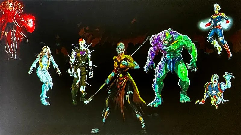 Marvel Zombies, zombie lineup