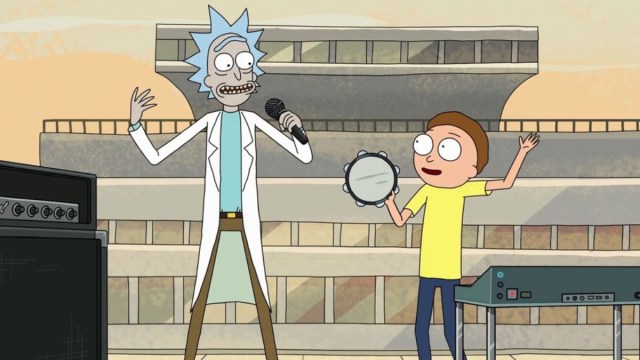 Adult Swim の「Rick and Morty」のスクリーングラブ