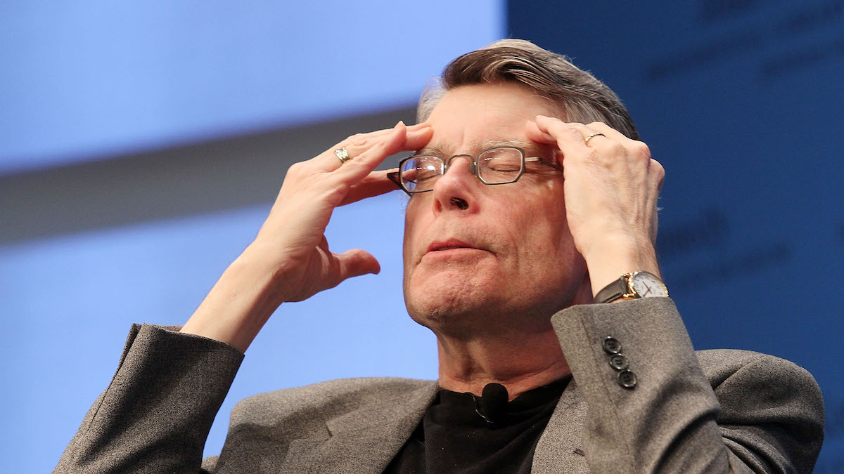 Stephen King reads from his new fiction novel "11/22/63: A Novel" during the "Kennedy Library Forum Series" at The John F. Kennedy Presidential Library and Museum on November 7, 2011 in Boston, Massachusetts.