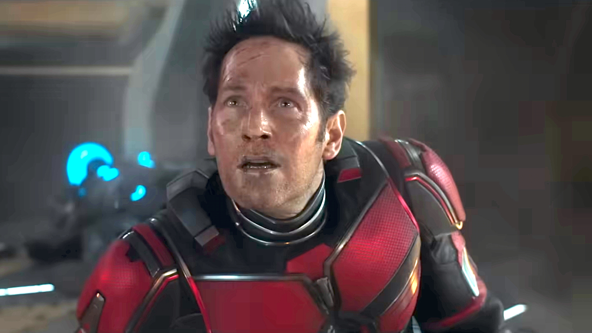Paul Rudd como Scott Lang en 'Ant-Man and the Wasp' Quantumania