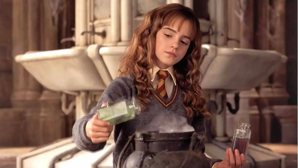 Emma Watson como Hermione Granger em 'Harry Potter e a Câmara Secreta'